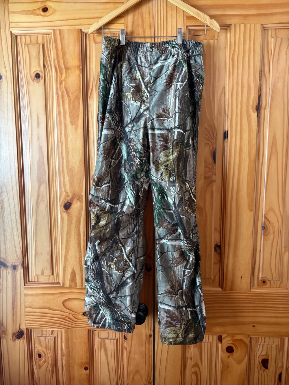 Russell Athletic Camo Pants in Green and Brown Hunting Pants